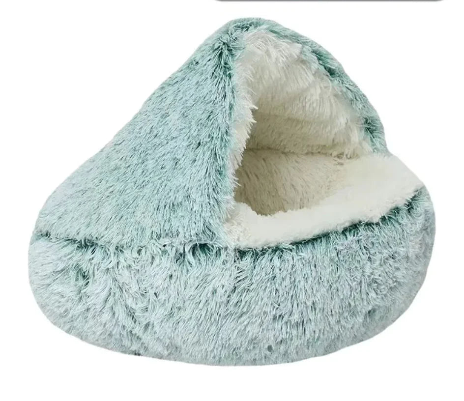 Semi-Closed Pet Bed with Universal Cover - Small, Medium and Larger