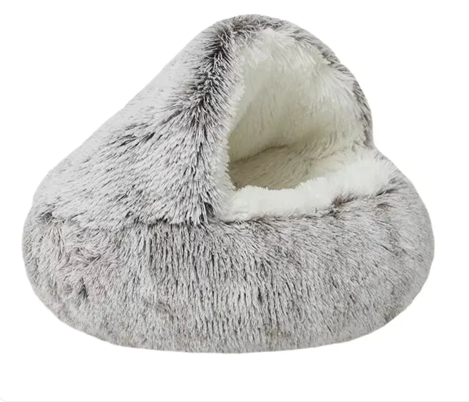Semi-Closed Pet Bed with Universal Cover - Small, Medium and Larger