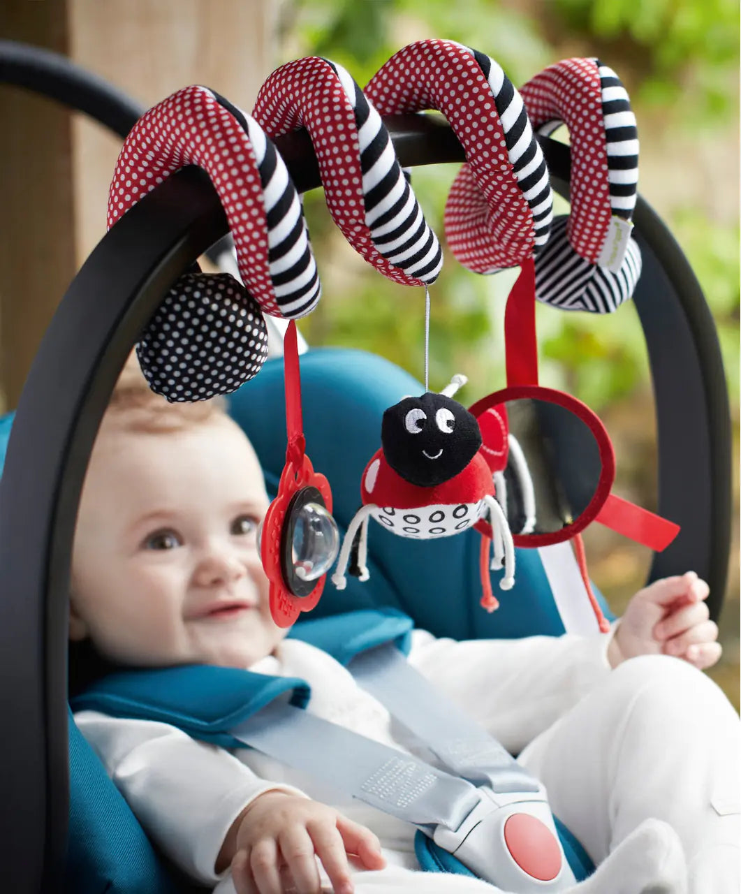 Multifunctional Ladybug Toy with Plush and Sound