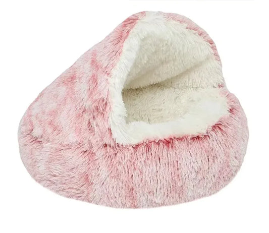 Semi-Closed Pet Bed with Universal Cover - Small, Medium and Larger